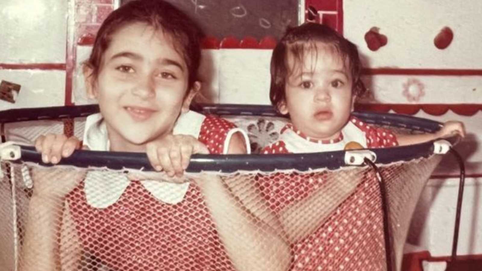 'Always by your side' : Karisma Kapoor shares an adorable throwback picture on sister Kareena Kapoor's birthday